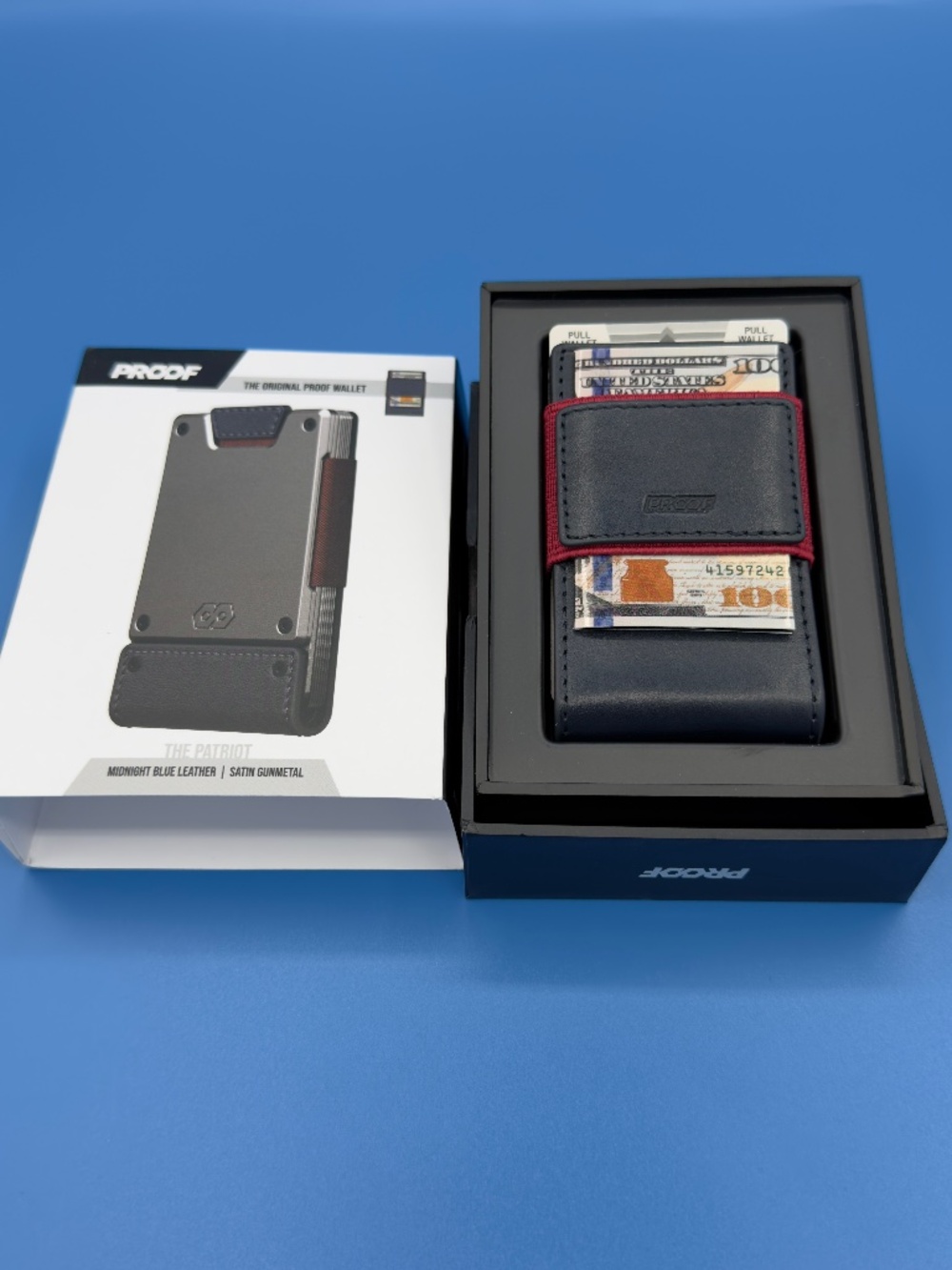 PROOF Wallet | The Patriot | Midnight Blue